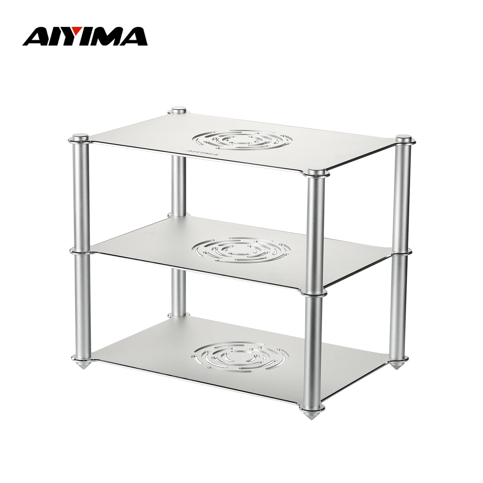 AIYIMA Metall Verstärker Rack HiFi Display Ständer für Desktop Verstärker Vorverstärker DAC Rack Mount Ständer Halterung für Home Audio System Image