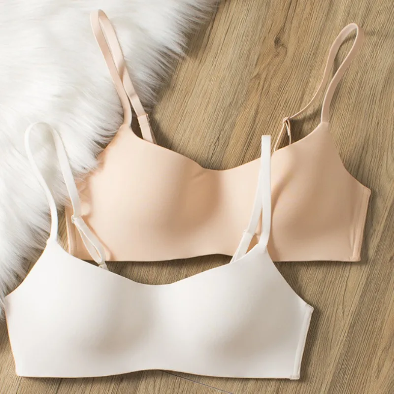 Nahtloser Tube-Top-BH für kleine Brust, Damen, ohne Bügel, obere Unterstützung, sexy Dessous, solide Dessous, weibliche Unterwäsche Image