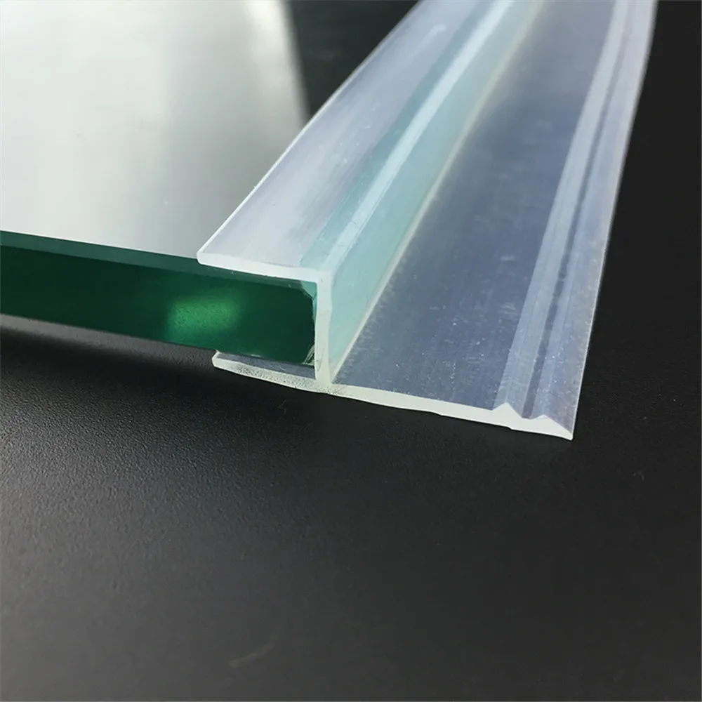 6 8 10 12 mm Glasdichtungen, rahmenlose Dusche, Badezimmer, Tür, Fenster, Balkon, Bildschirm, Dichtungsstreifen, Zugluftstopper, großes h Image