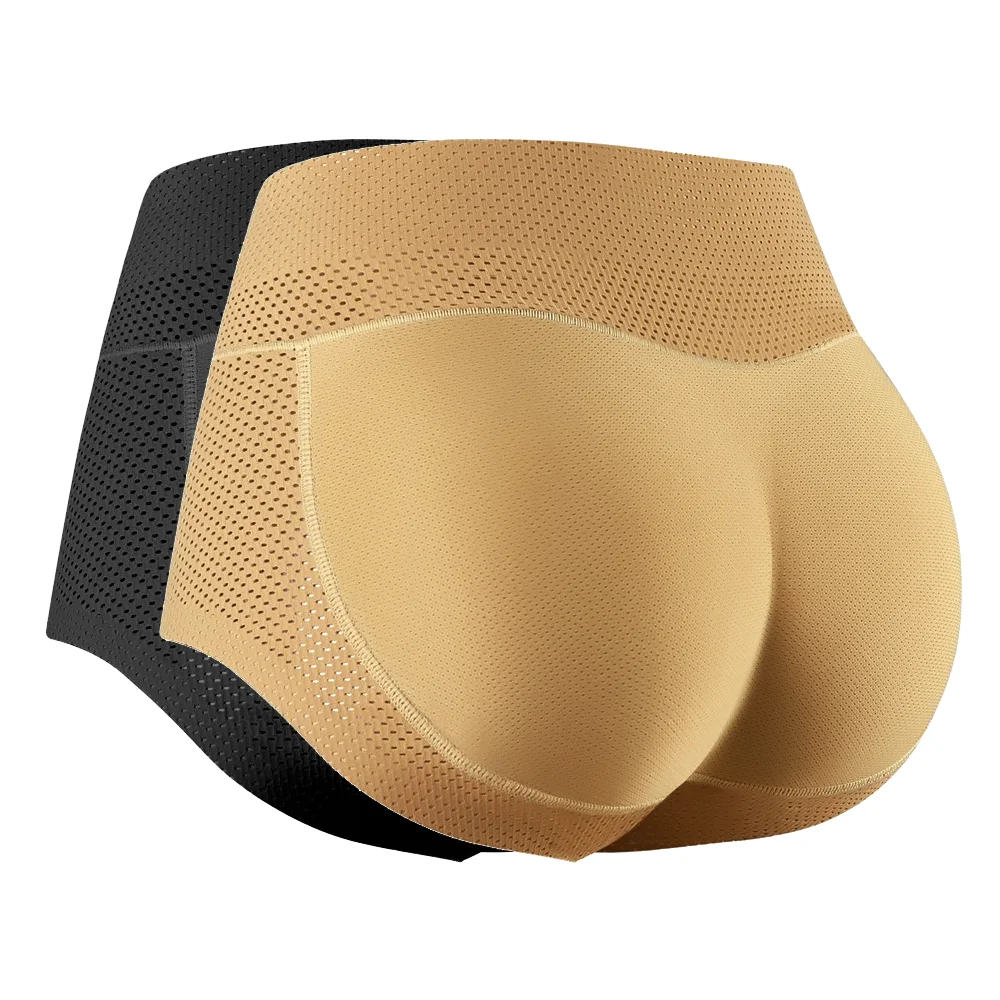 Frauen Body Shaper Gesäß Gepolsterte Höschen Mid-Taille Hüfte Pad Gefälschte Butt Lifter Unterwäsche Mit Füllung Gesäß Push-Up unterwäsche Image