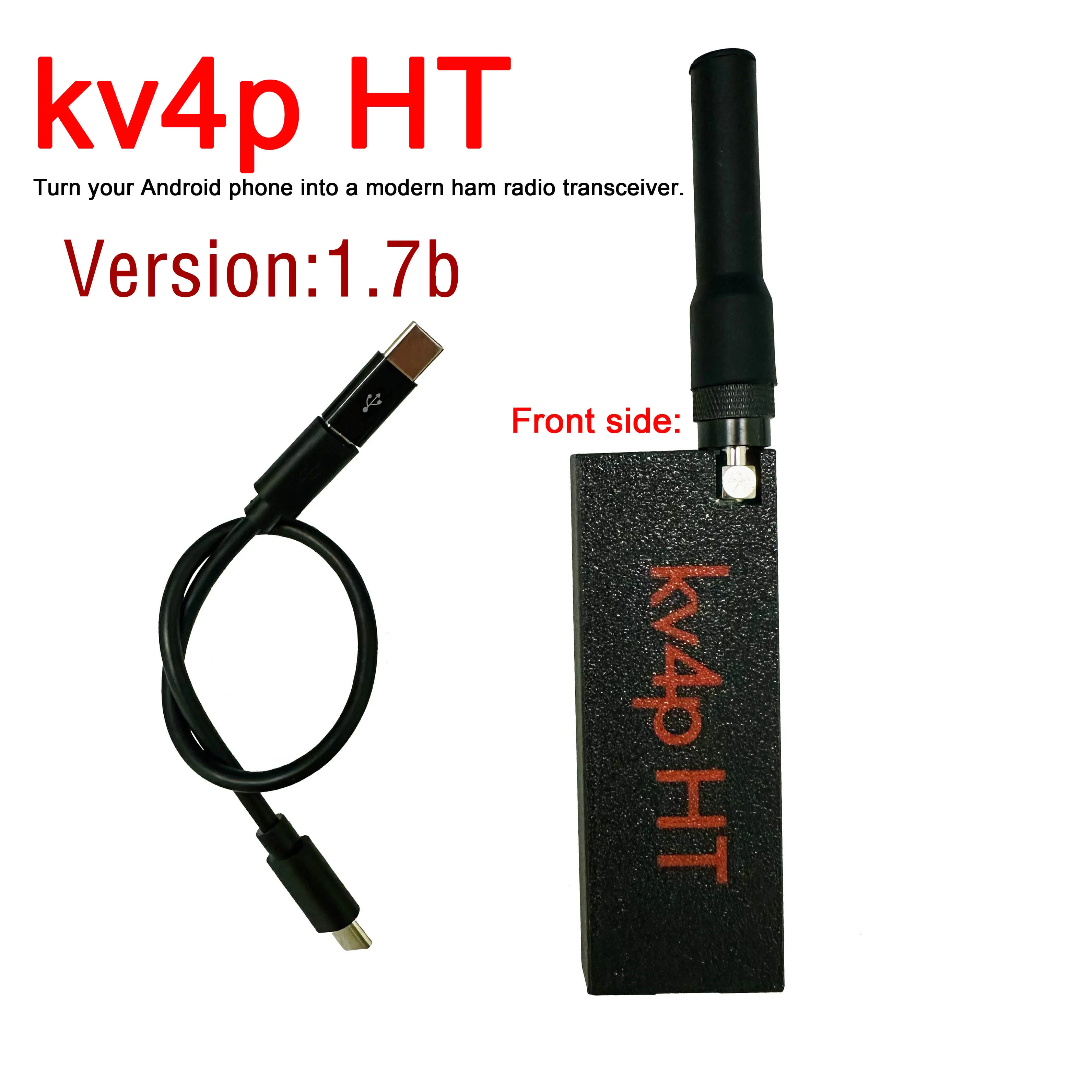kv4p HT Verwandeln Sie Ihr Android-Telefon in einen modernen Amateurfunk-Transceiver-Kits und zusammengebauten Sie alle VAILABLE IN 1.7 und 2.0-Versionen