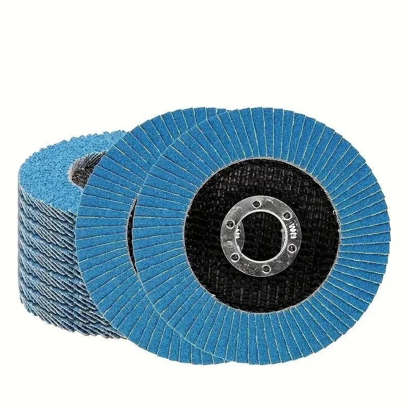 1PC Professionelle Fächerscheiben 115mm 4,5 Zoll Schleifscheiben 40/60/80120 Körnung Schleifscheiben Klingen für Winkelschleifer Image