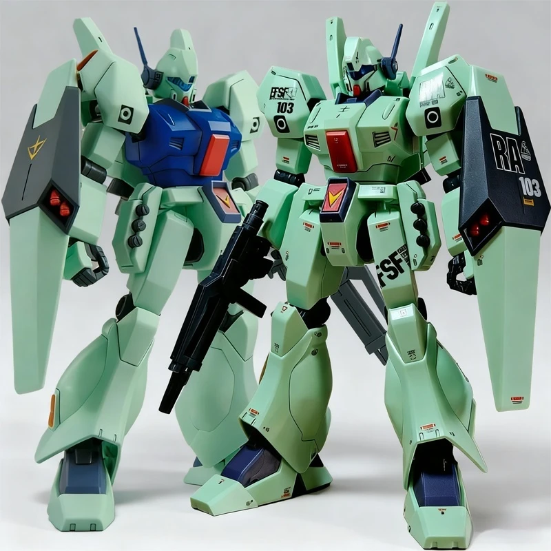 HG 1/144 Jegan Yushima Einheit Sie Kajima Mech Montage Modell Kit Action-figuren Desktop Dekoration Puppe Junge Puzzle Spielzeug Geschenk Image
