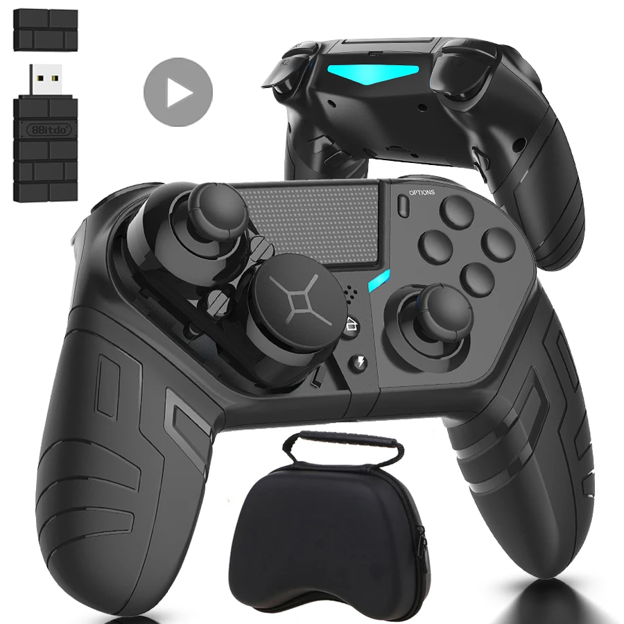 Kabelloser Bluetooth-Gamepad-Controller mit USB-Anschluss für Playstation PS 4 3 PS4 PS3 Android Mobile PC Handy-Gamepad Joystick