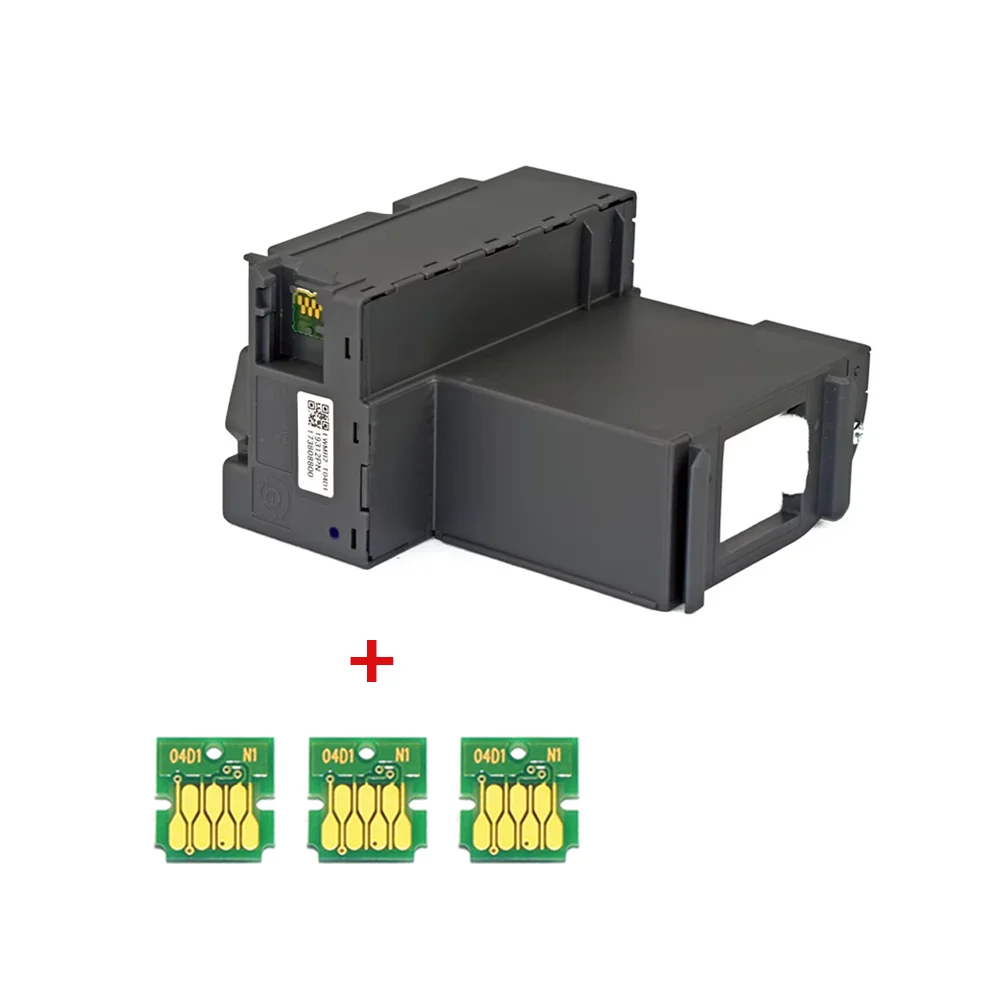 T04D100 T04D1 Tinten-Wartungstank und Chip für Epson L6170 L6190 L6191 L6171 L6160 L6161 L6168 L6178 L6198 L14150 Resttintenbehälter Image