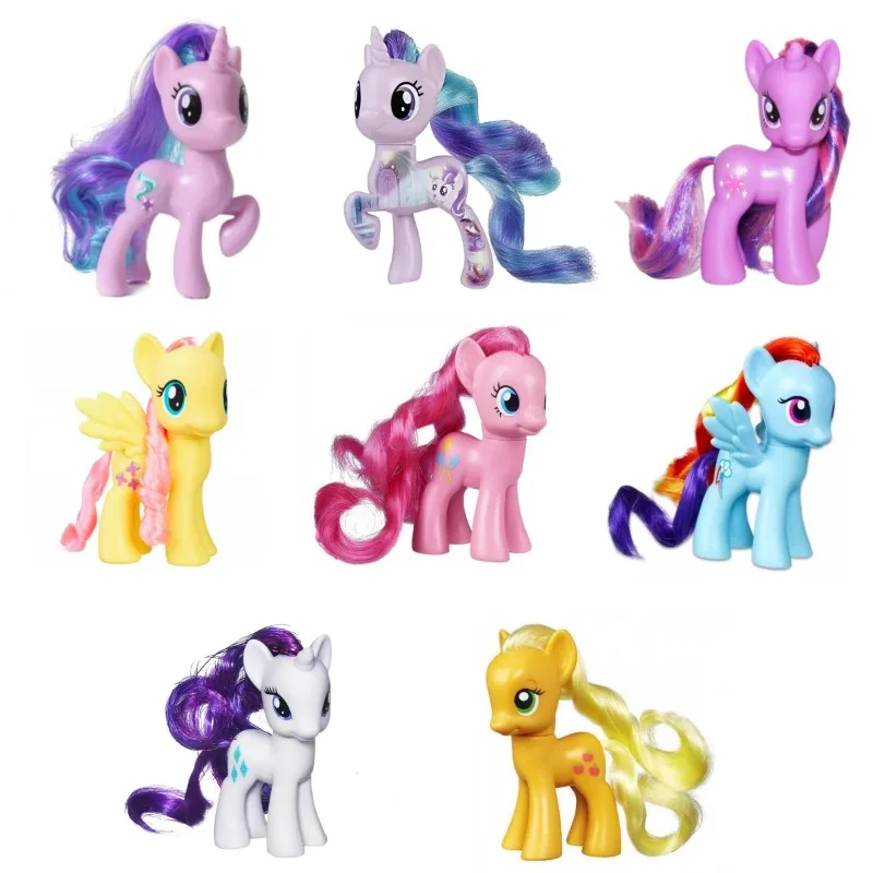 8CM My Little Pony Twilight Sparkle Rainbow Dash Applejack Rarity Fluttershy Star Edition Master Do Collection Geschenke Image
