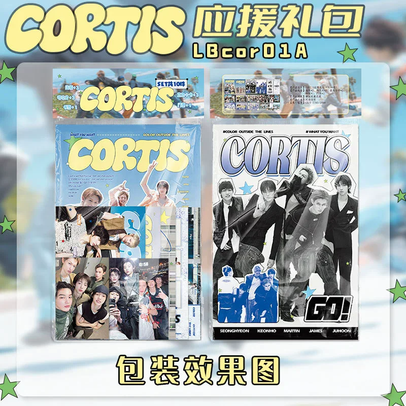 10 Stück/Set Korean Boy Group Merch – Martin ‌ James ‌ Juhoon ‌ Poster, Fotokarten-Lesezeichen, perfektes Geschenk für Fans Image