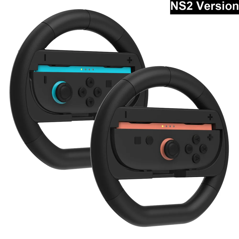 2 Teile/satz Racing Lenkräder für Switch 2 JoyCon Controller Befestigung Zubehör für Nintendo Switch 2 Mario Kart Spiele Image