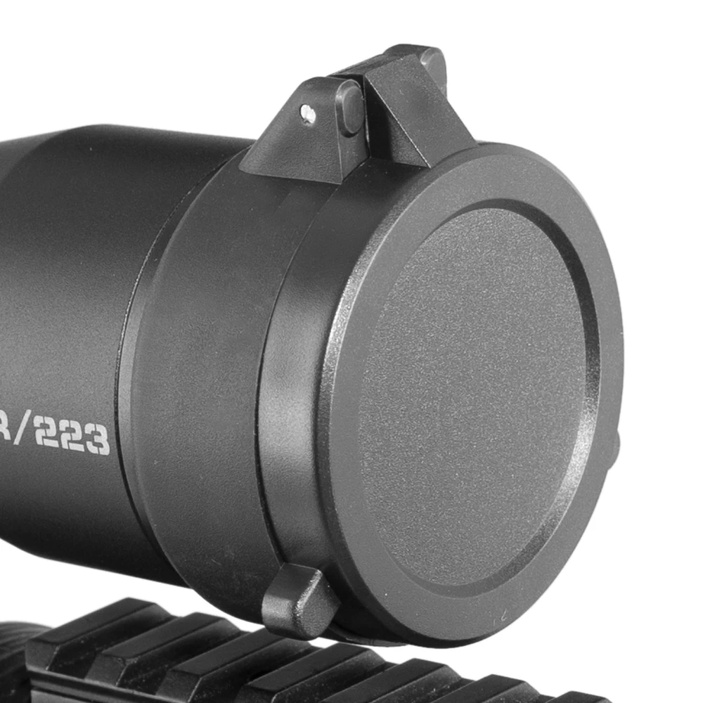 NEUE Zielfernrohrabdeckung Quick Flip Spring Up Open Lens Cover Cap Augenschutz Objektivdeckel für Kaliber 20 Größen Image