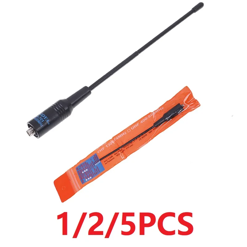 1/2/5 Stück NA-701 SMA-Stecker Dual Band 144/430 MHz flexible Antenne NA701 NA 701 für Baofeng TH-UVF9 TYT Wouxun KG-UV6D Walkie Talkie Image