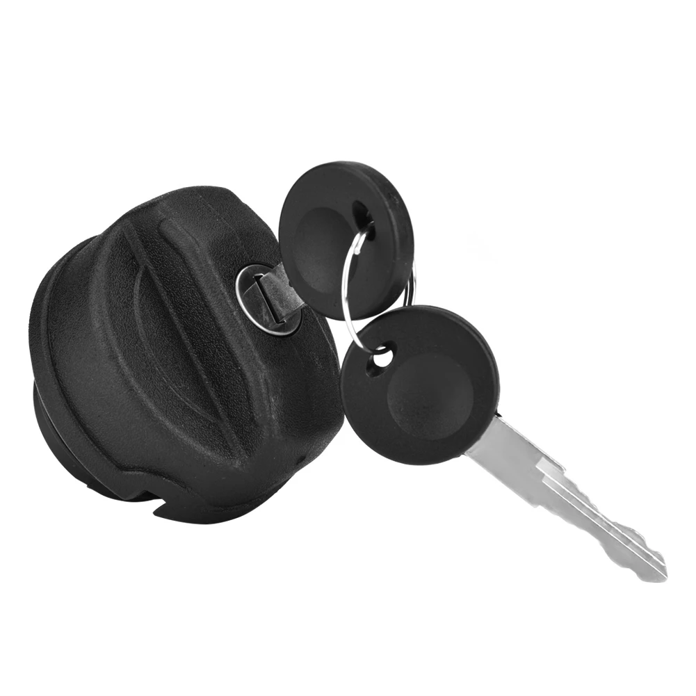 Kraftstoff-Benzin-Verriegelungstank-Einfülldeckel mit 2 Schlüsseln, abschließbar für VW Käfer 1947–2003 191201551, Auto-Styling-Verriegelungstank Image