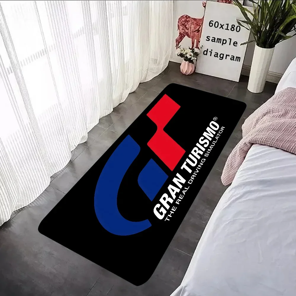 G-Gran-Turismo Dekor-Teppich für Schlafzimmer, rutschfester Teppich, Willkommensteppiche, Zuhause, Wohnzimmer, Nachttisch, weiche Bodenmatte, Küche, Fußmatte vorne Image