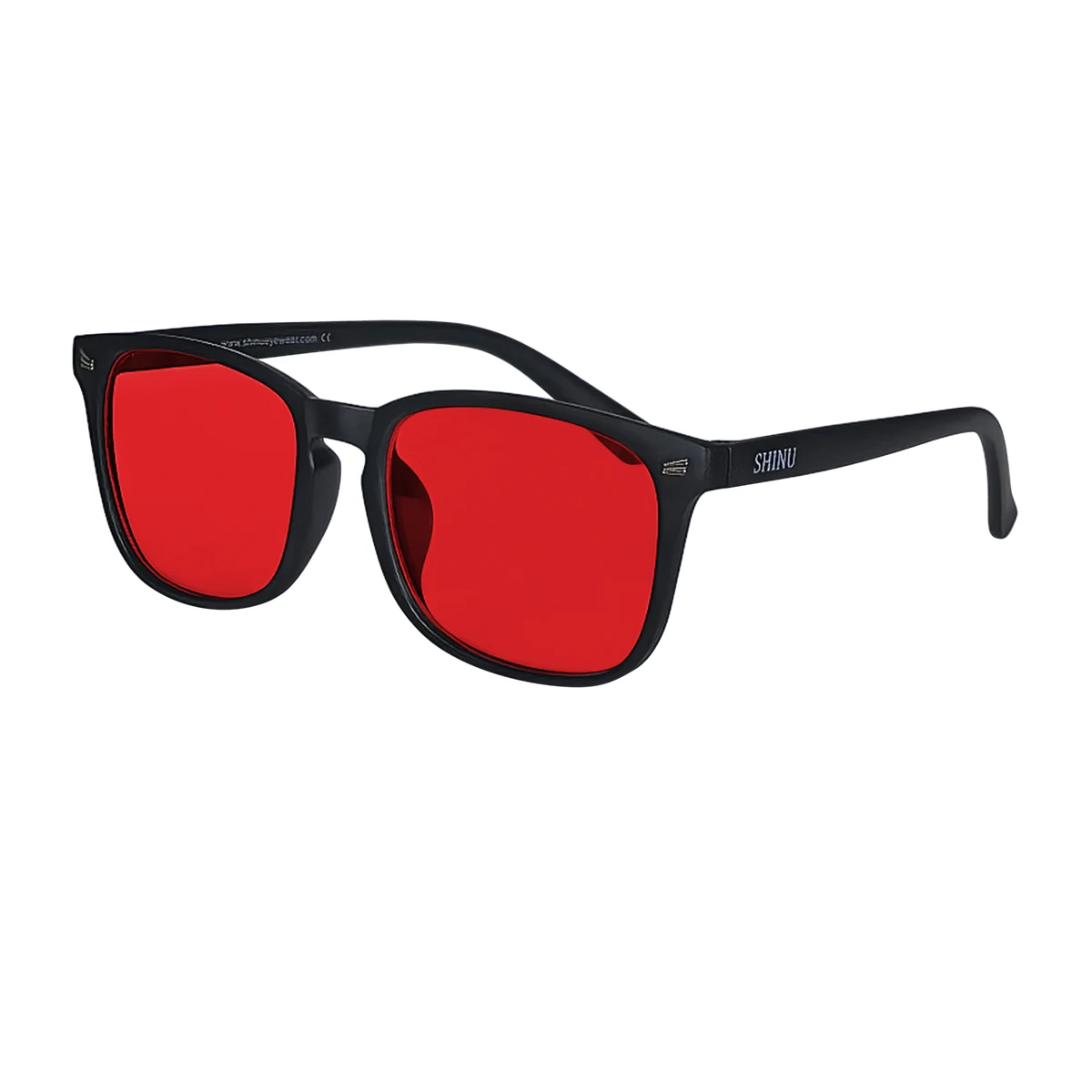 Herrenbrille, blaues Licht blockierende Computerbrille, orange-gelbe, klare Gläser, hellblaue Brille, 3-Blockierungsrate