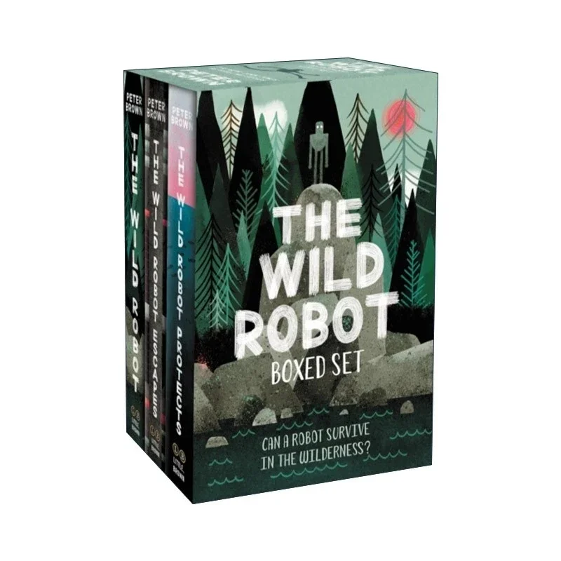 3BooksDer wilde Roboter von Peter Brown Taschenbuch auf Englisch Image