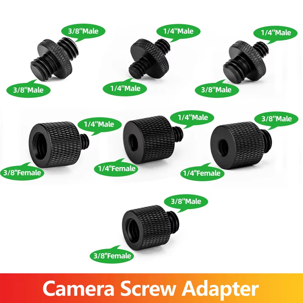 Kameraschrauben-Adapter-Halterungsset für GoPro DJI Osmo insta360 SJCAM Stativmikrofon Blitzlicht 1/4 bis 1/4 3/8 M6 M8 M5 Image