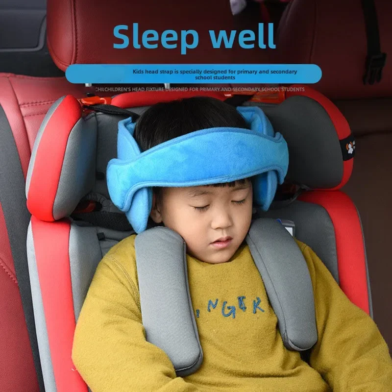 Kinder Auto Sicherheit Sitz Kopf Befestigungs Gürtel Kinder Schlaf Positionierer Kopf Unterstützt Baby Hilfe Kopf Schlaf Kissen Schutz Pads Image