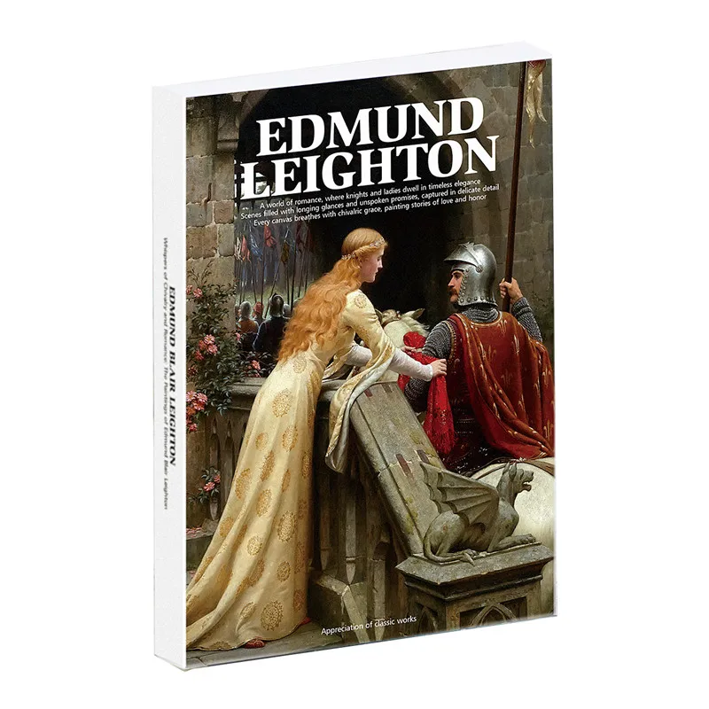 30 Blatt/Set Edmund Leighton Künstler Postkarte Retro Grußkarte Briefpapier Wunschkarte für DIY Journal Dekoration Poster Aufkleber Image