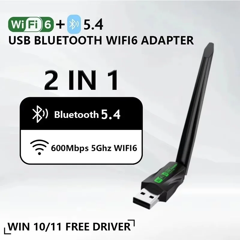 AX900 WiFi 6 Adapter Bluetooth 5.4 USB Dongle Drahtlose Netzwerkkarte Dual Band 2,4G 5G Für PC Laptop Windows 10/11 Treiber Kostenloser Image