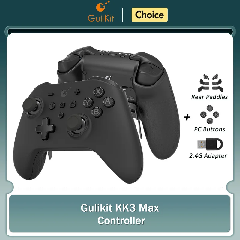 GuliKit KK3 MAX Controller NS39 KingKong 3-Gamepad mit Hall-Effekt-Joysticks und Auslöser für Windows Nintendo Switch Android iOS Image