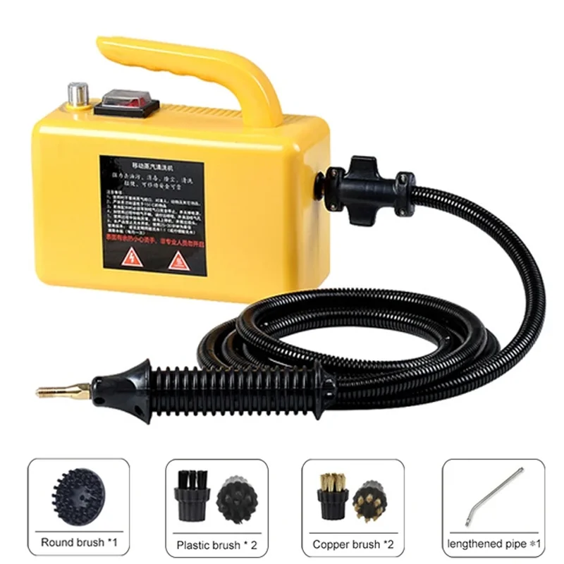Hochtemperatur-Dampfreiniger, 2600 W, Sterilisationsdruckstrahl-Waschmaschine für Zuhause, Auto, Küche, Klimaanlage, Schmutzfett Image