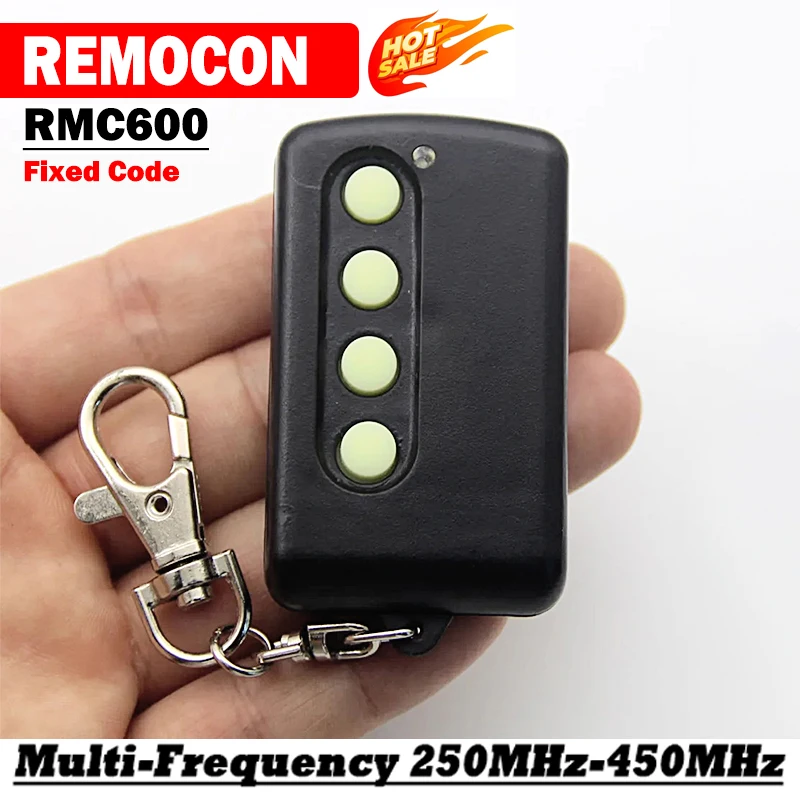 Neueste REMOCON RMC 600 RMC-600 LRT1 RMC610 Garagenfernbedienung Einstellbare Frequenz 250 MHz-450 MHz Garagentoröffner Image