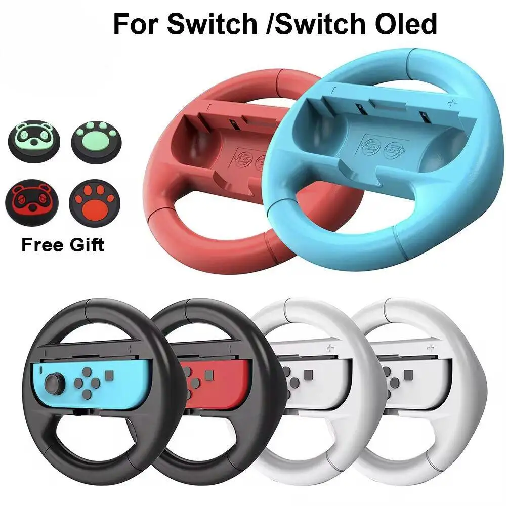 2 teile/satz Racing Spiel Schalter Oled SL & SR Racing Lenkrad Joypad Grip Schalter Controller Spiel Grip Griff Für nintendos Image