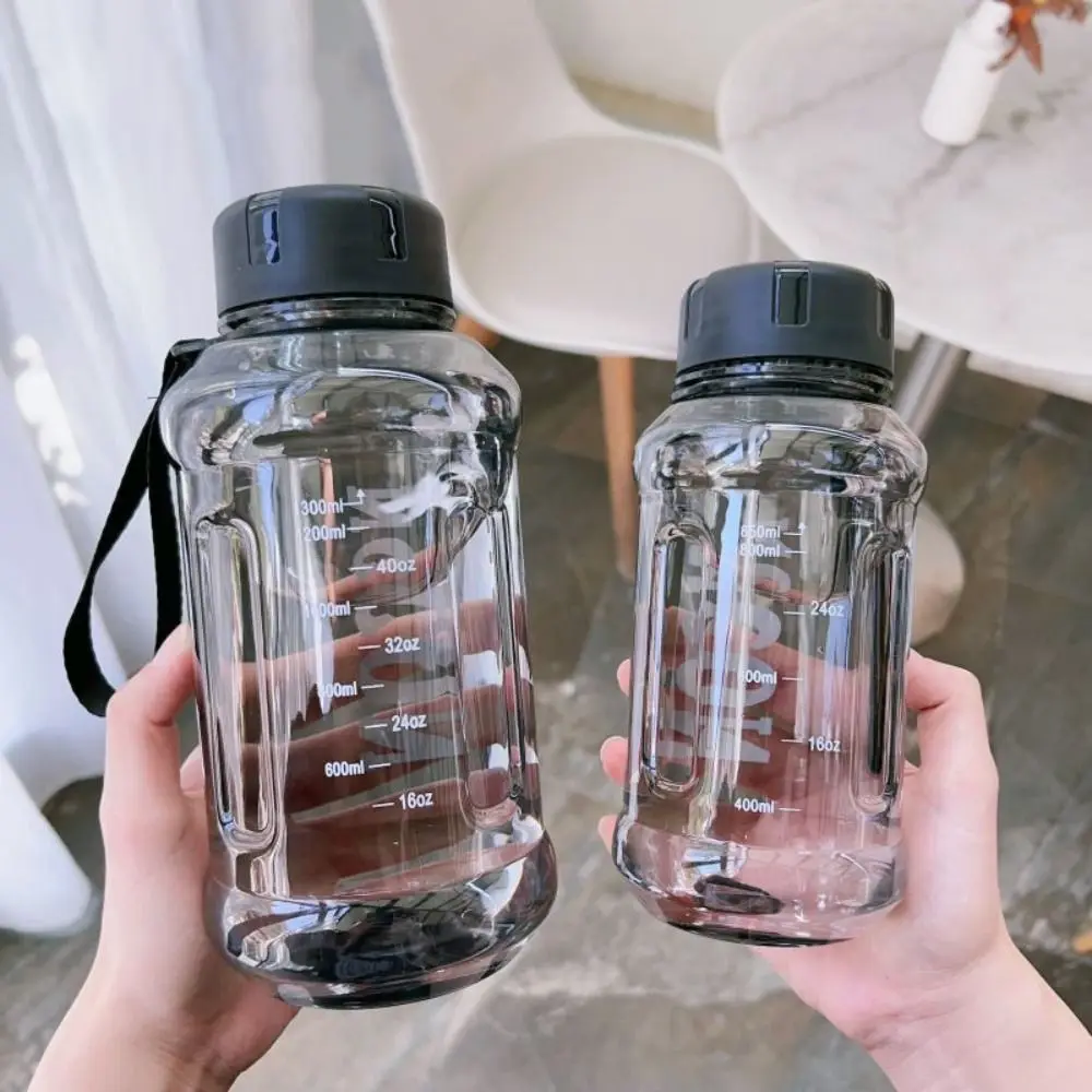 850/1100/1300 ml klare Wasserflasche, tragbar, auslaufsicher, großes Fassungsvermögen, Reise-Wasserkocher, leichte Wasserkrüge Image