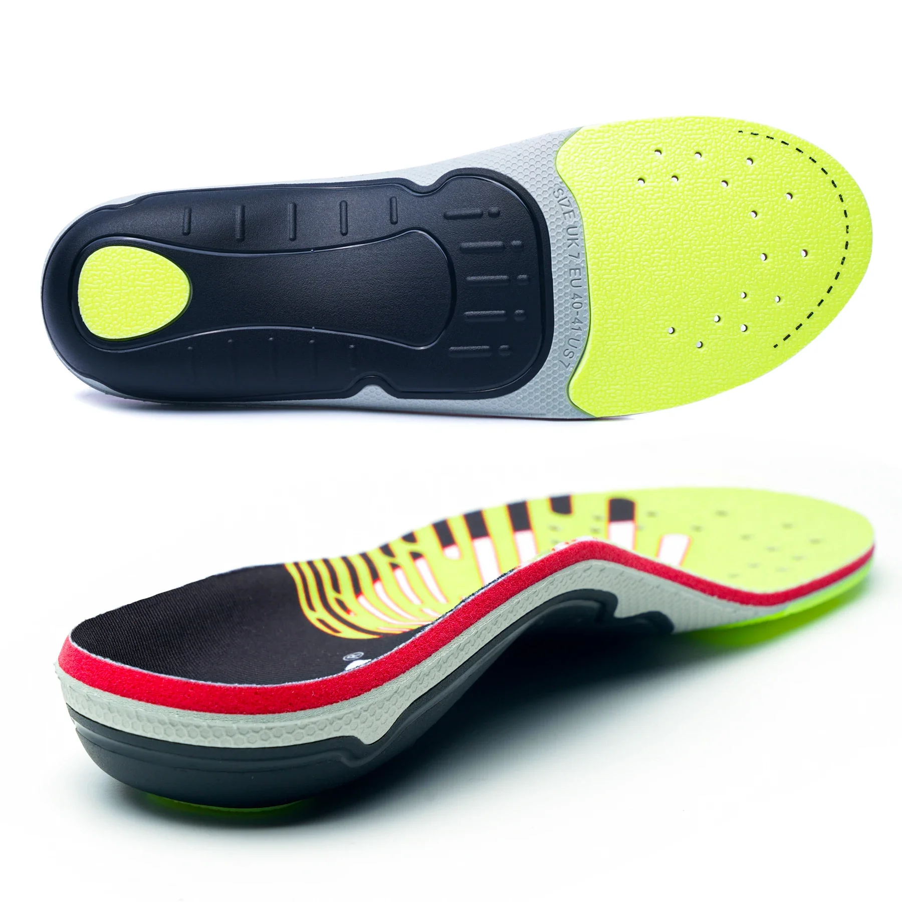 Plantarfasziitis Orthopädische Einlegesohle Schmerzlinderung Plattfuß Hohe Fußgewölbeunterstützung Männer Frauen Orthesen Einsatz Sportschuh Sneaker Sohle Image