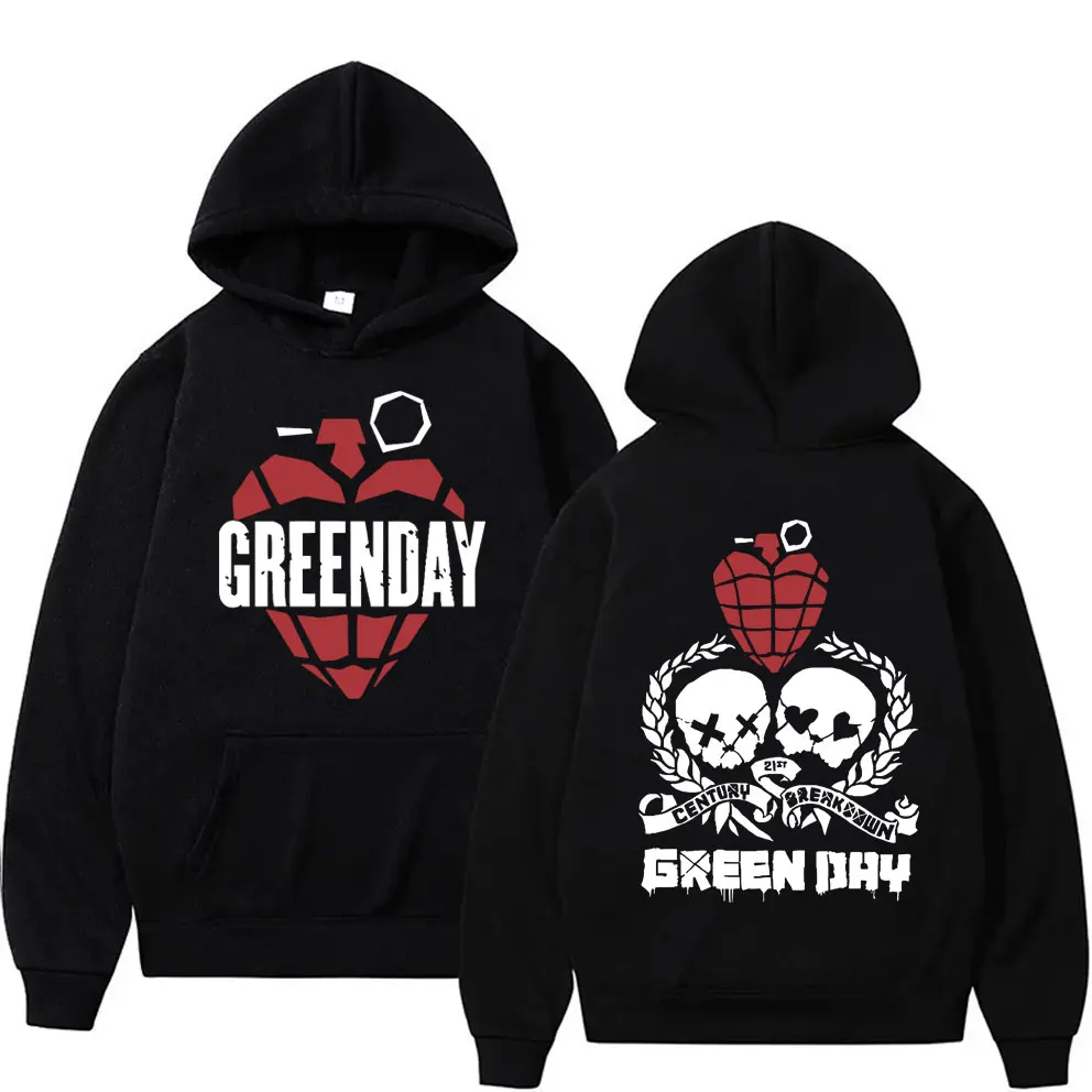 Limited Punk Band Green Day Hoodie Männer Gothic Rock übergroße Sweatshirt männlich Hip Hop Casual Hoodies klassische Vintage Streetwear