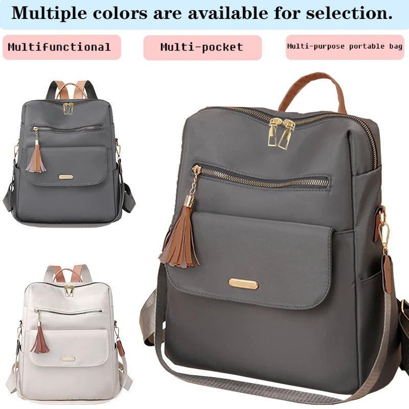 Rucksack im neutralen Stil für Männer und Frauen, geeignet für Reisen, Tourismus, Fotografie und Schülern als Schultasche. Image