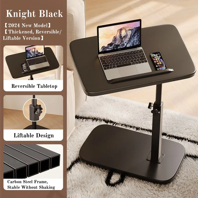 Tragbarer, verstellbarer, klappbarer Beistelltisch/Laptop-Schreibtisch, für das Heimbüro, Couchtisch, Nachttisch, Büroempfangsbereich, Mutter Image