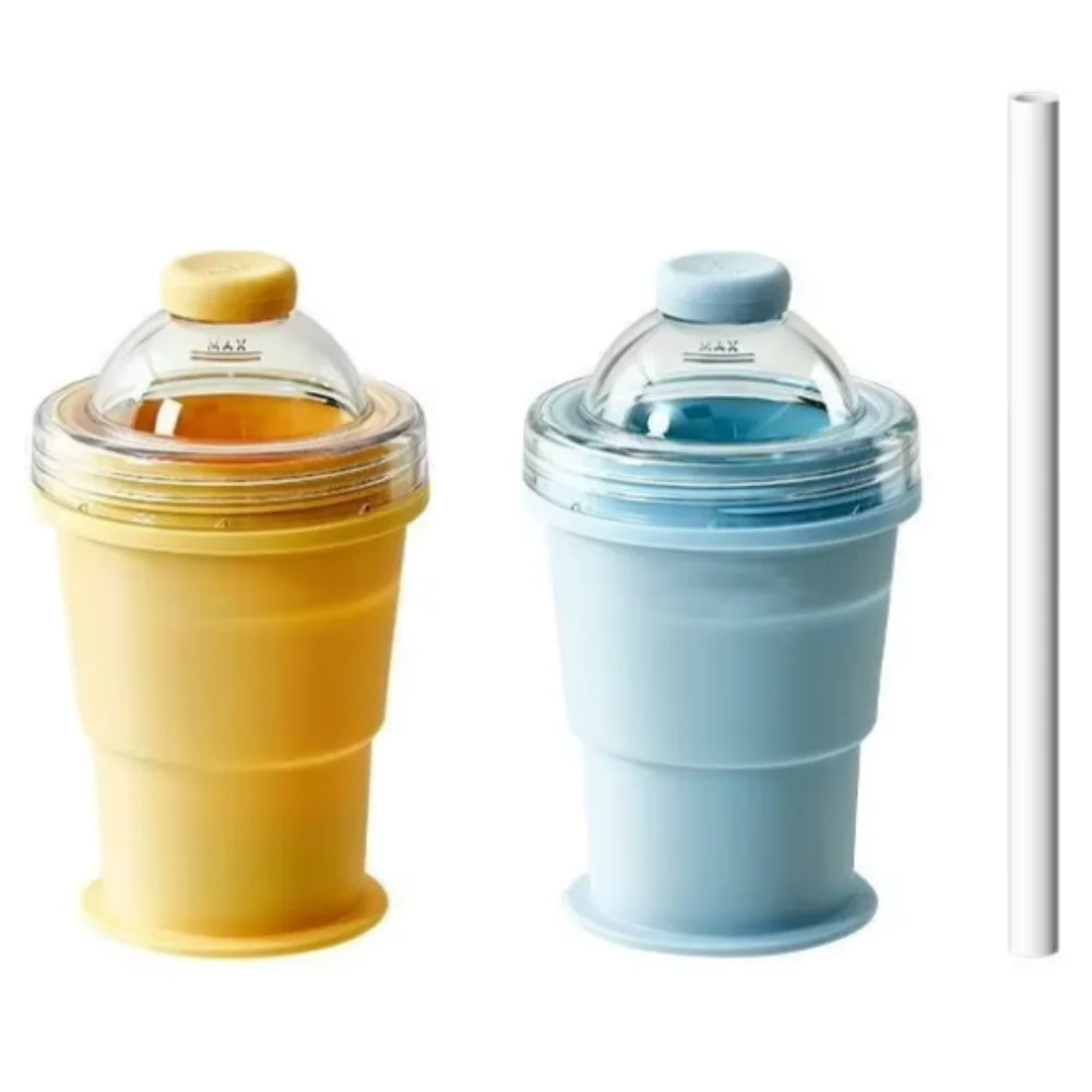 Silikonbecher für Outdoor-Sportarten, selbstsaugender, faltbarer Silikonbecher, multifunktionaler Eisbecher für den Innenbereich, Fassungsvermögen 325 ml Image