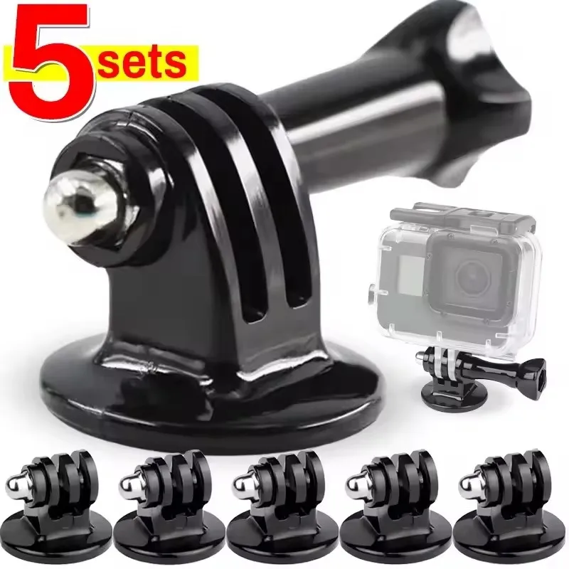 Stativhalterung für Action-Kameras mit 1/4"-20 Zollschrauben für GoPro Hero 13 12 11 10 Insta360 Ace Pro DJI Osmo Image