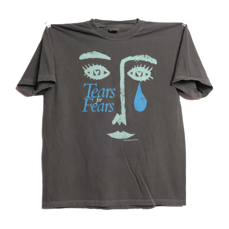 Tears For Fears T-Shirt Ultra Faded Post-Punk New-Wave-Band-Shirt Songs From the Big Chair Elemental Sowing Seeds of Love Album