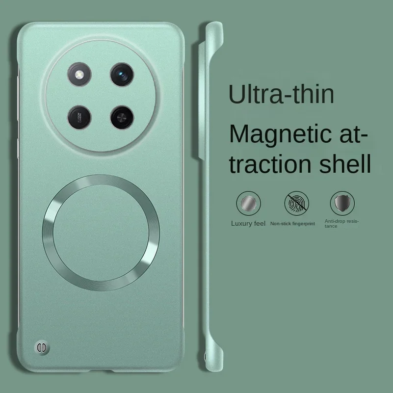 Schlanke Blenden für Magsafe, magnetisch, matt, für Honor Magic 7, 6, 5, Pro, X9C, X60, X50, 200 Pro, ultradünne, harte Kamera-Schutzhülle Image