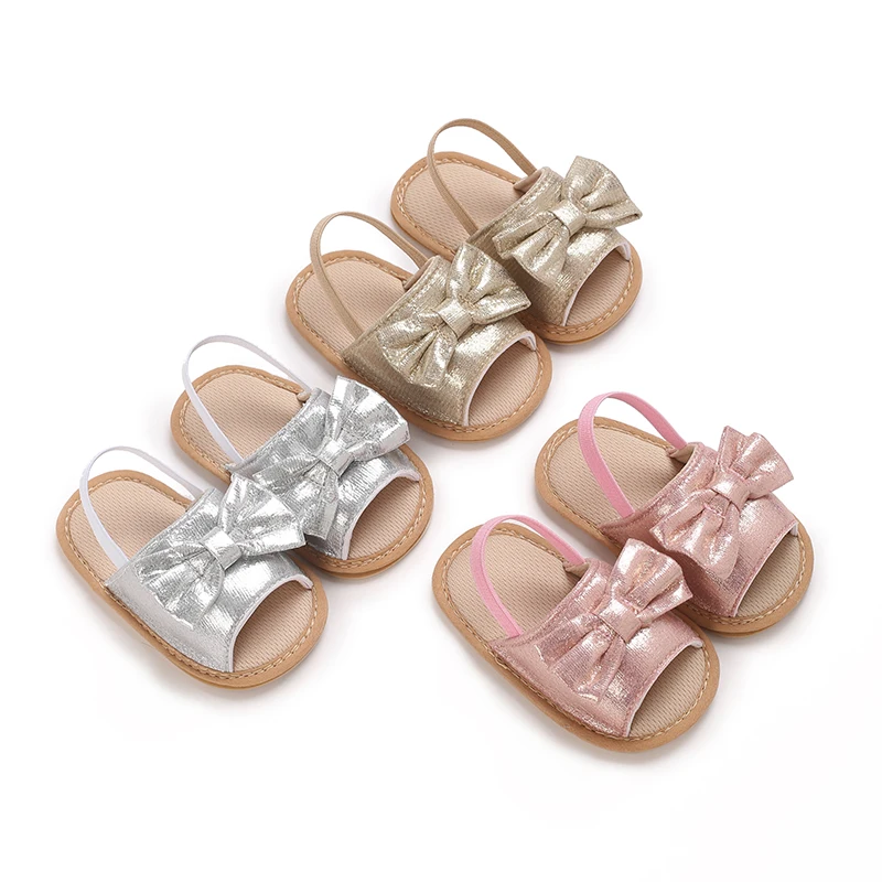 Lässige, einfarbige Mesh-Sandalen mit offener Zehenpartie für Babys, atmungsaktive, leichte Sandalen für den Innen- und Außenbereich am Strand, im Sommer Image