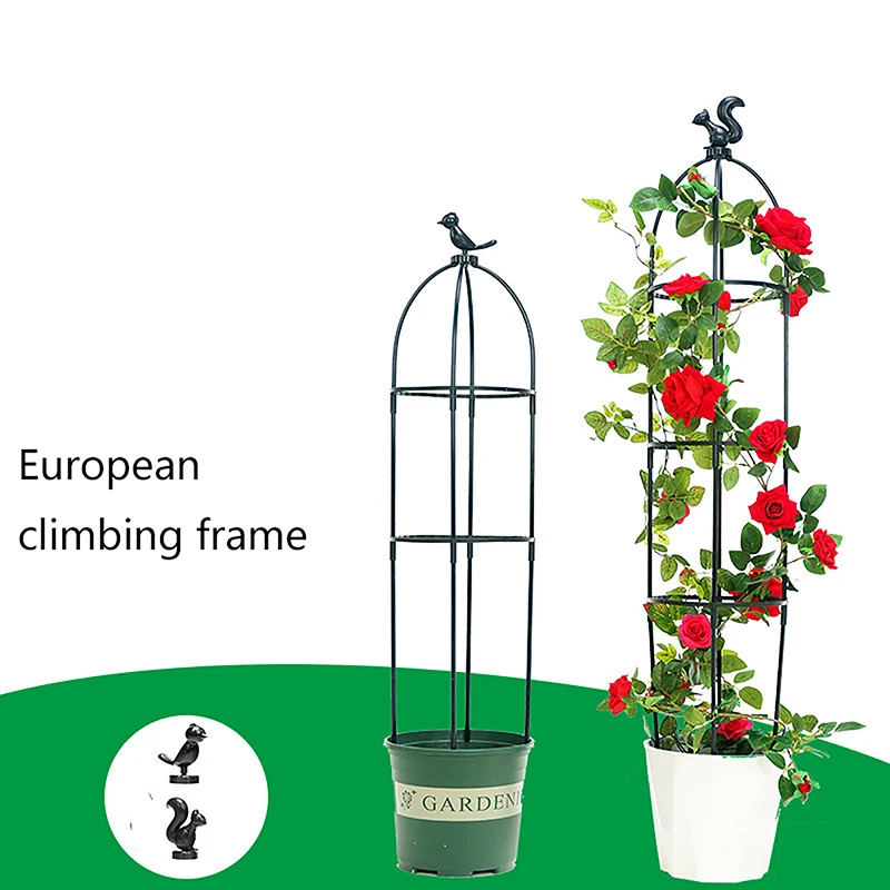 1 Satz Kletter pflanze Gitter Garten Stütz käfige für Blumen Pflanzen Stütz rahmen Gitter Klettern DIY Blumen Reben Topfst änder Image