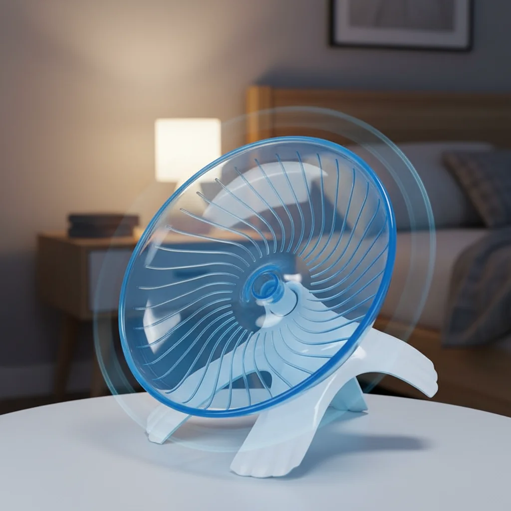 Hochwertiges transparentes Hamster-Laufrad mit rutschfestem Spiralmuster, geräuscharmes Übungsrad für syrische Hamster und Gerbile. Image