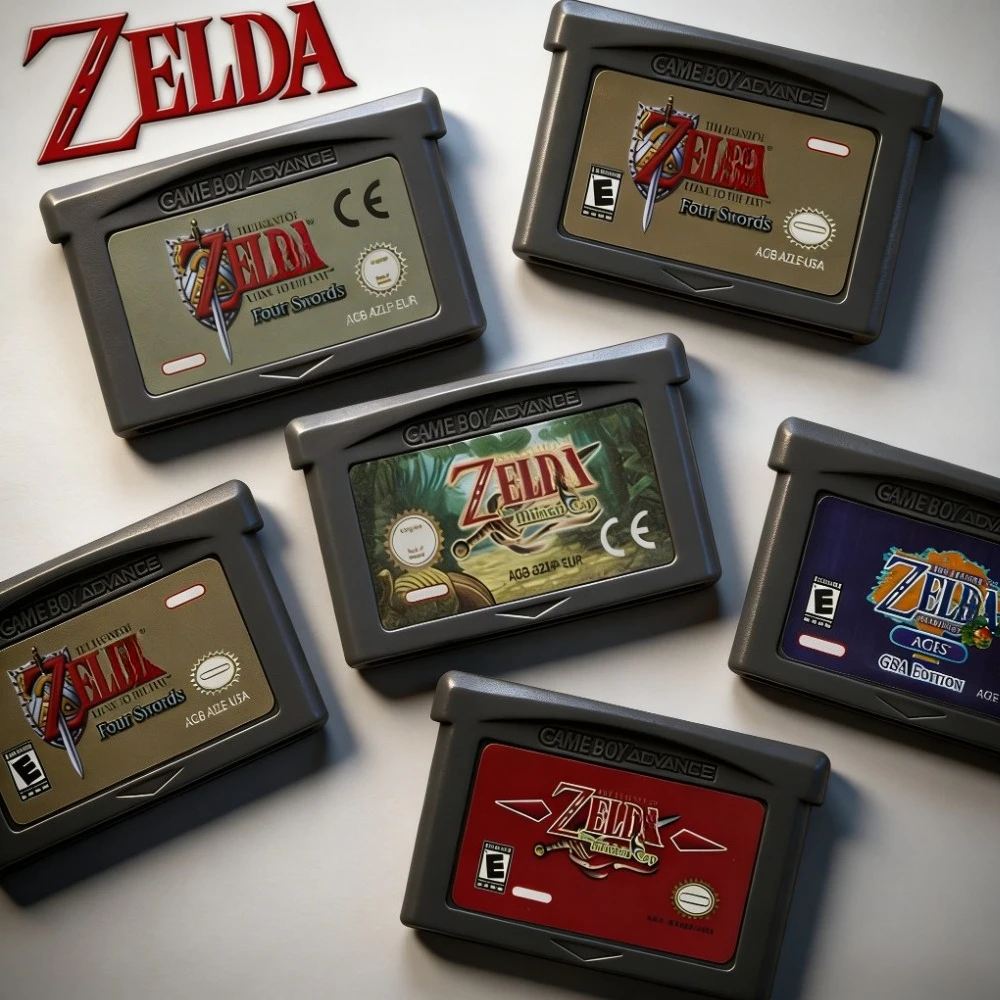 Cartouche de jeu GBA 32 bits, carte de jeu pour console de jeu vidéo, Link To The Past Awakening DX Minish Cap Classic Boutique Collection
