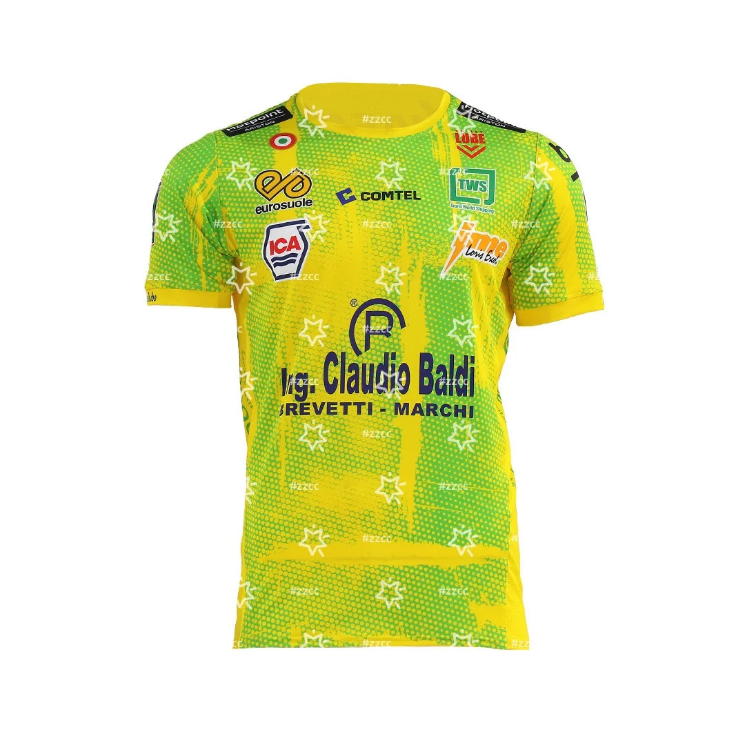 Maillot de volley-ball domicile Civitanova Cucine Lube 25-26, kit d'entraînement, t-shirt de sport d'été pour homme, vêtements pour enfant, tee-shirt Y2K pour femme