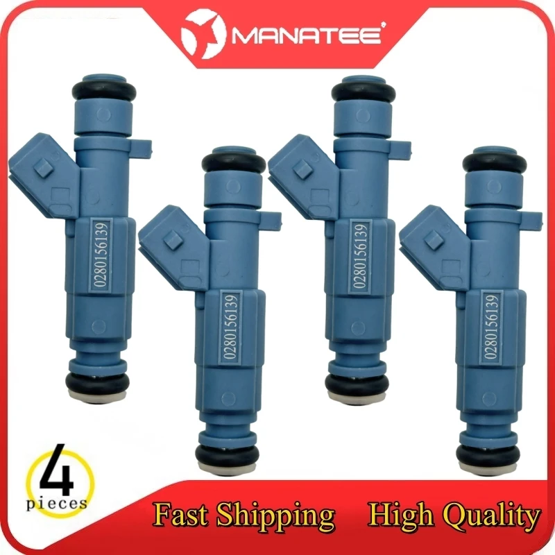 Injecteurs de carburant de voiture, 4 pièces, pour CITROEN C4 coupé 2.0 16V 2004-2010 PEUGEOT 206 2.0 RC 2003-2007 PEUGEOT 307/307 CC 2.0 16V 2005-2007