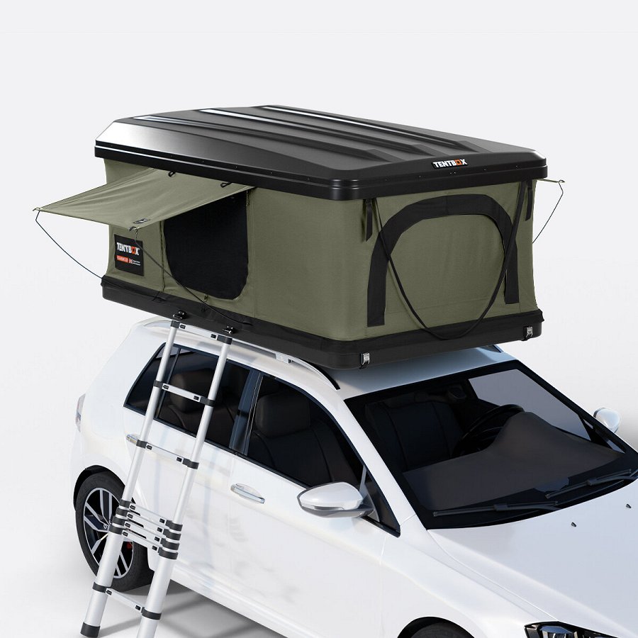 Tente De Toit Pour 2 Personnes- Ouverture Automatique - Tentbox Classic 2.0 - Vert