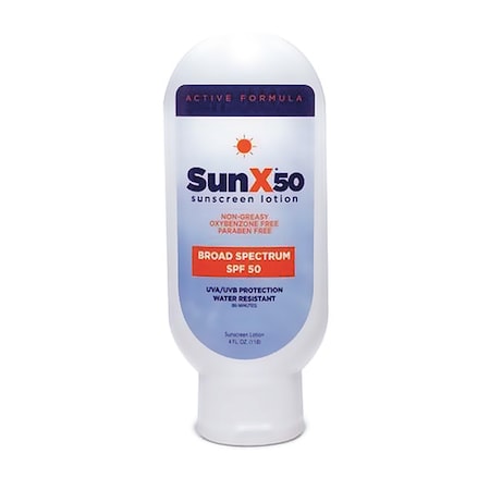 SUNX 18-906G Sunscreen,4 oz,Bottle,50 SPF - SUNX