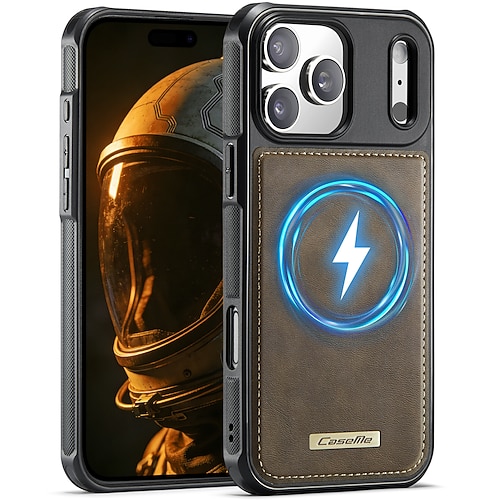Handy Hülle Handyhüllen Für iPhone 17 Air 17 Pro Max iPhone 17e 16 15 14 Pro Max Plus 16e 13 Pro Max Magnetische Adsorption Magnetisch TPU PU-Leder Image