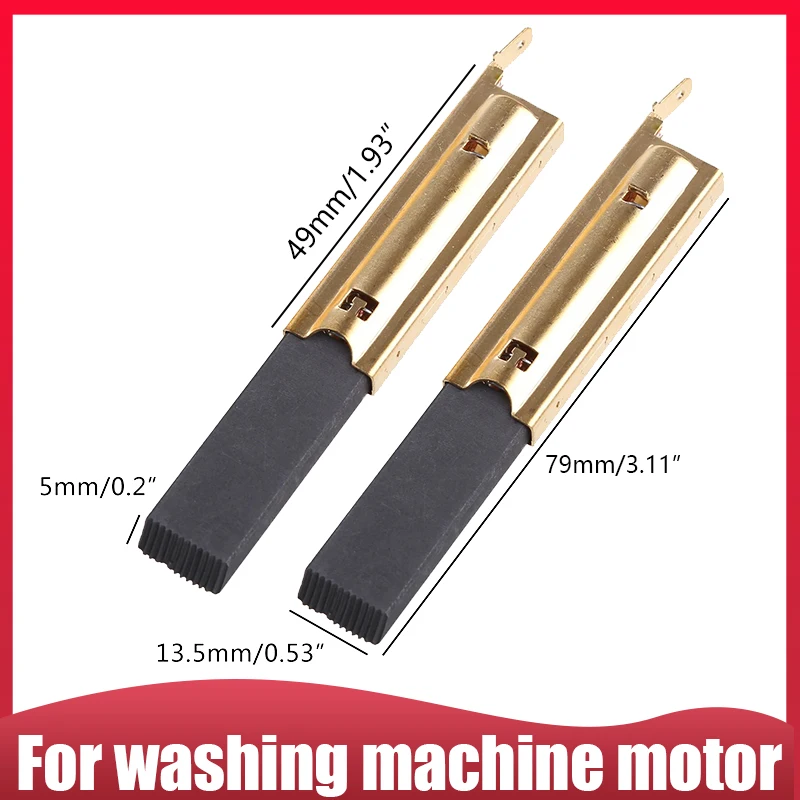 2PCS For Siemens/For LG/For samsung/For Panasonic etc. washing machine motor carbon inserts brush B_135,Washing Clothes Part