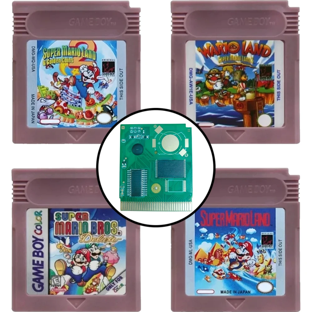 USA GBC 16 Bit Game Video Game Cartridge Console16 Bit Game Card Wario Land Donkey Kong Wario Land 2 Yoshi for GBC/GBA