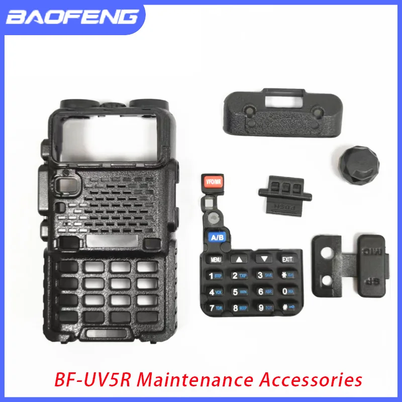 Baofeng UV-5R Walkie Talkie Wartungszubehör Shell Knopf PTT Übertragungsrahmen mit Knopf UV5R 2-Wege-Radio Ersatzteile ersetzen Image
