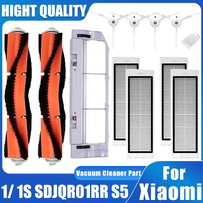 Für XiaoMi Roborock S5 S50 S51 S55 S6 S60 S6 Reine Staubsauger Ersatzteile HEPA-Filter Mopp Tuch Seite/haupt Pinsel Zubehör Image