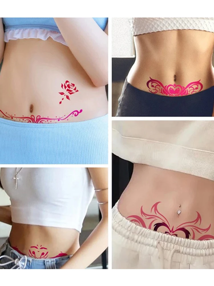 Sexy Tattoo Göttin Brust Privat Unterbauch Gebärmutter Tattoo Sexy Alternative Erwachsene Versuchung Frauen Sexy Tattoo Aufkleber