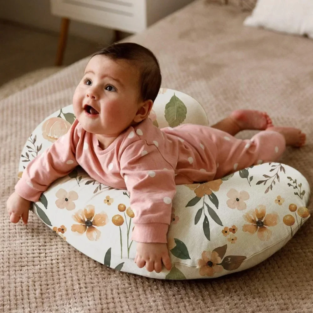 Stillkissen für Neugeborene, FiberFill für das Stillen von Babys mit abnehmbarem Kissenbezug und maschinenwaschbarem Stillkissen Image